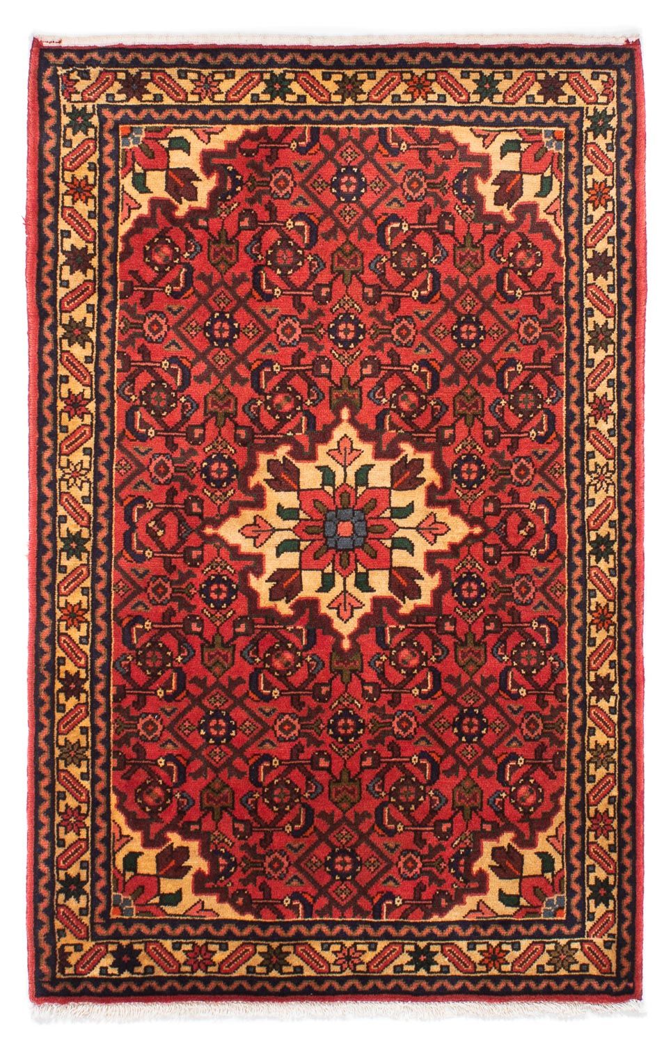 Perzisch Tapijt - Nomadisch - 156 x 106 cm - donkerrood