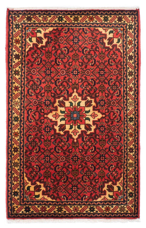 Perzisch Tapijt - Nomadisch - 156 x 106 cm - donkerrood