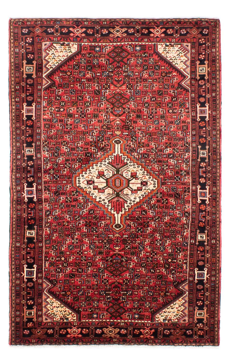 Perzisch Tapijt - Nomadisch - 225 x 145 cm - donkerrood