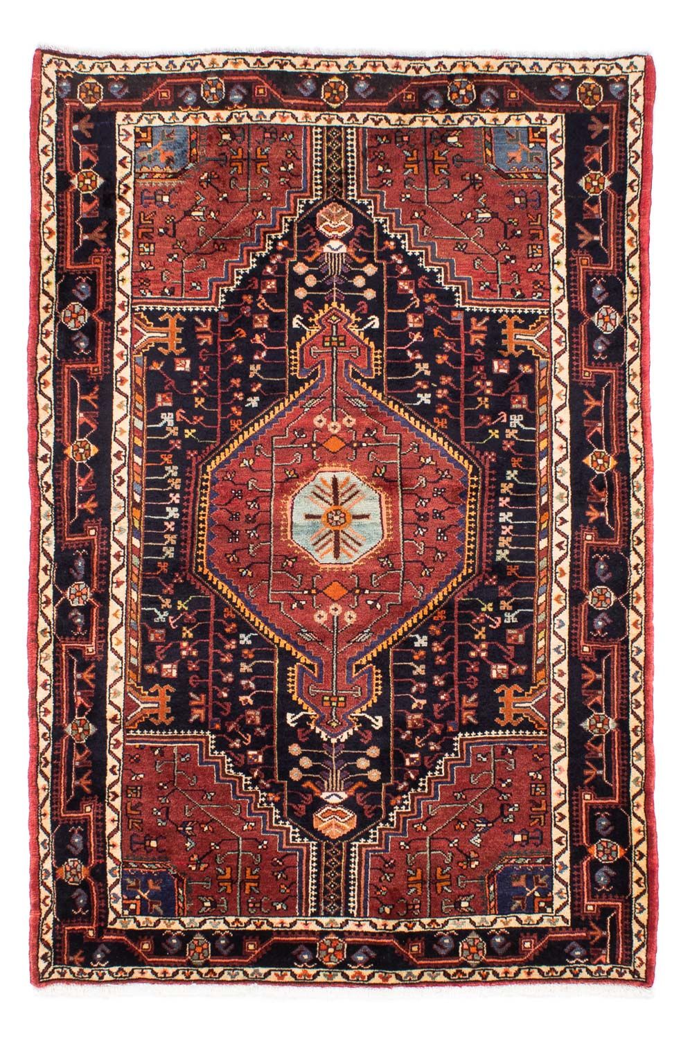 Perzisch Tapijt - Nomadisch - 217 x 145 cm - donkerblauw