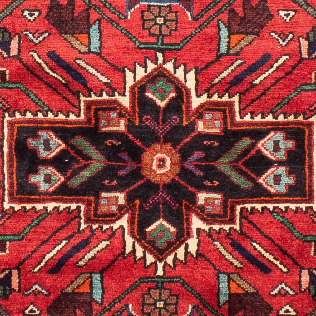 Perzisch Tapijt - Nomadisch - 212 x 130 cm - donkerrood