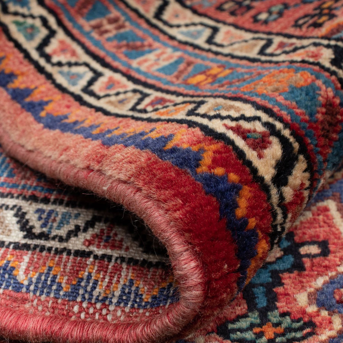 Perzisch Tapijt - Nomadisch - 130 x 88 cm - donkerblauw