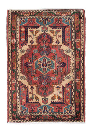 Perzisch Tapijt - Nomadisch - 130 x 92 cm - licht rood