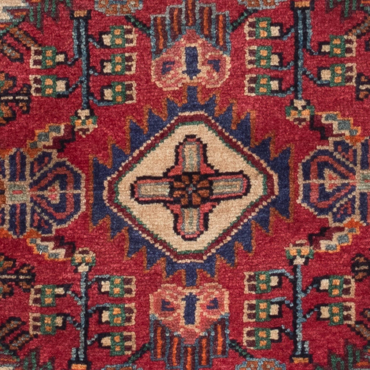 Perzisch Tapijt - Nomadisch - 125 x 83 cm - donkerrood