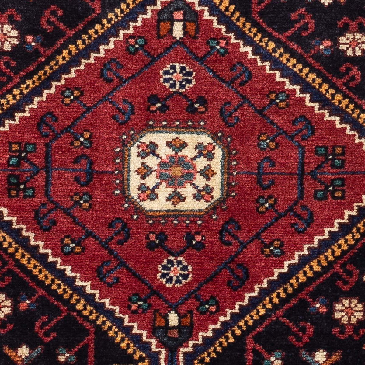 Perzisch Tapijt - Nomadisch - 122 x 78 cm - donkerblauw