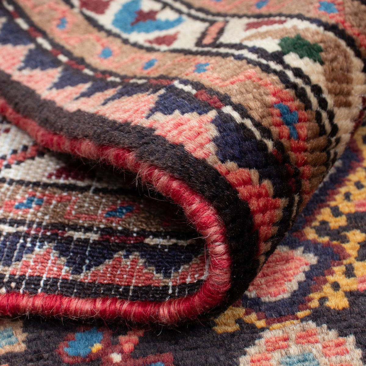 Perzisch Tapijt - Nomadisch - 130 x 85 cm - donkerblauw