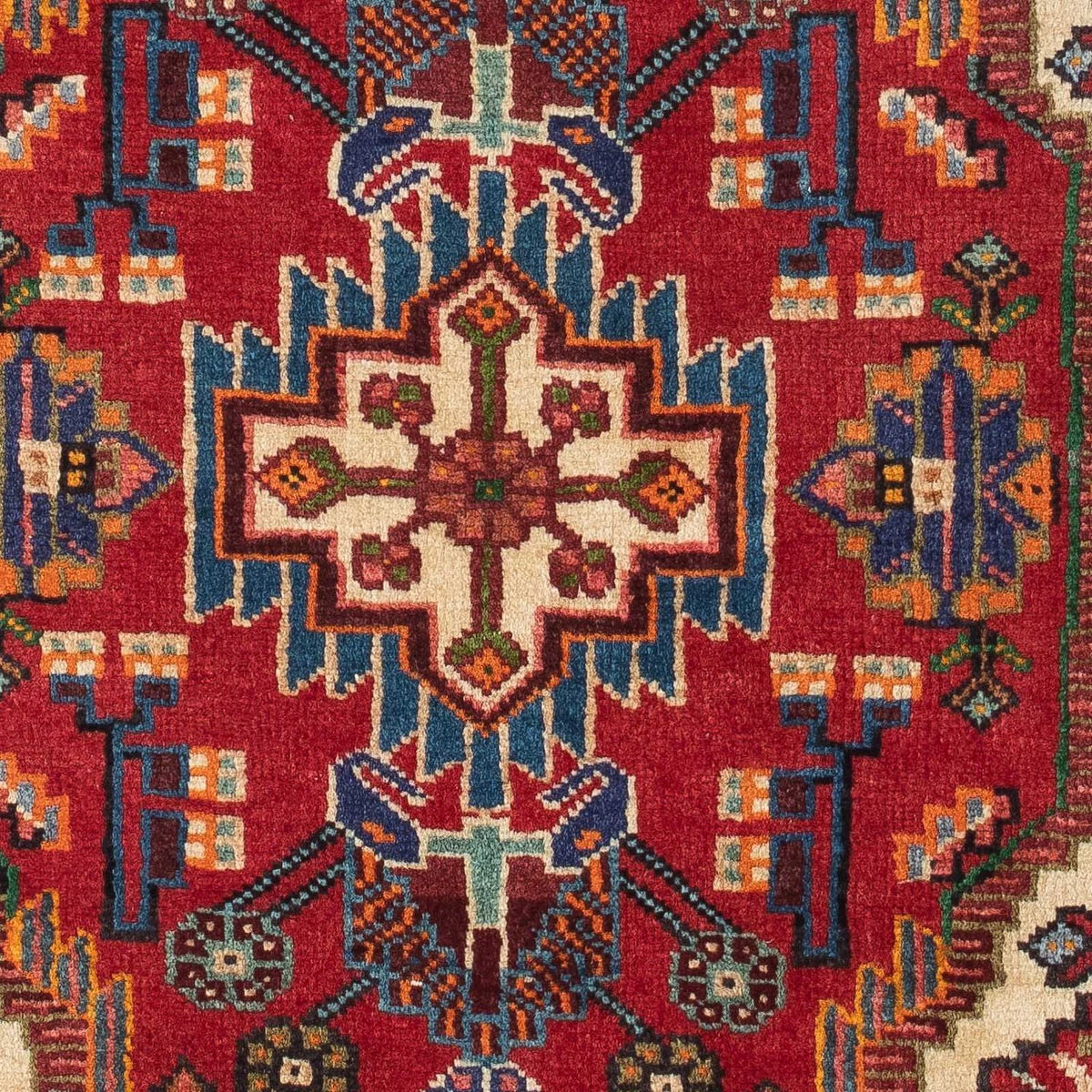 Perzisch Tapijt - Nomadisch - 133 x 90 cm - donkerrood