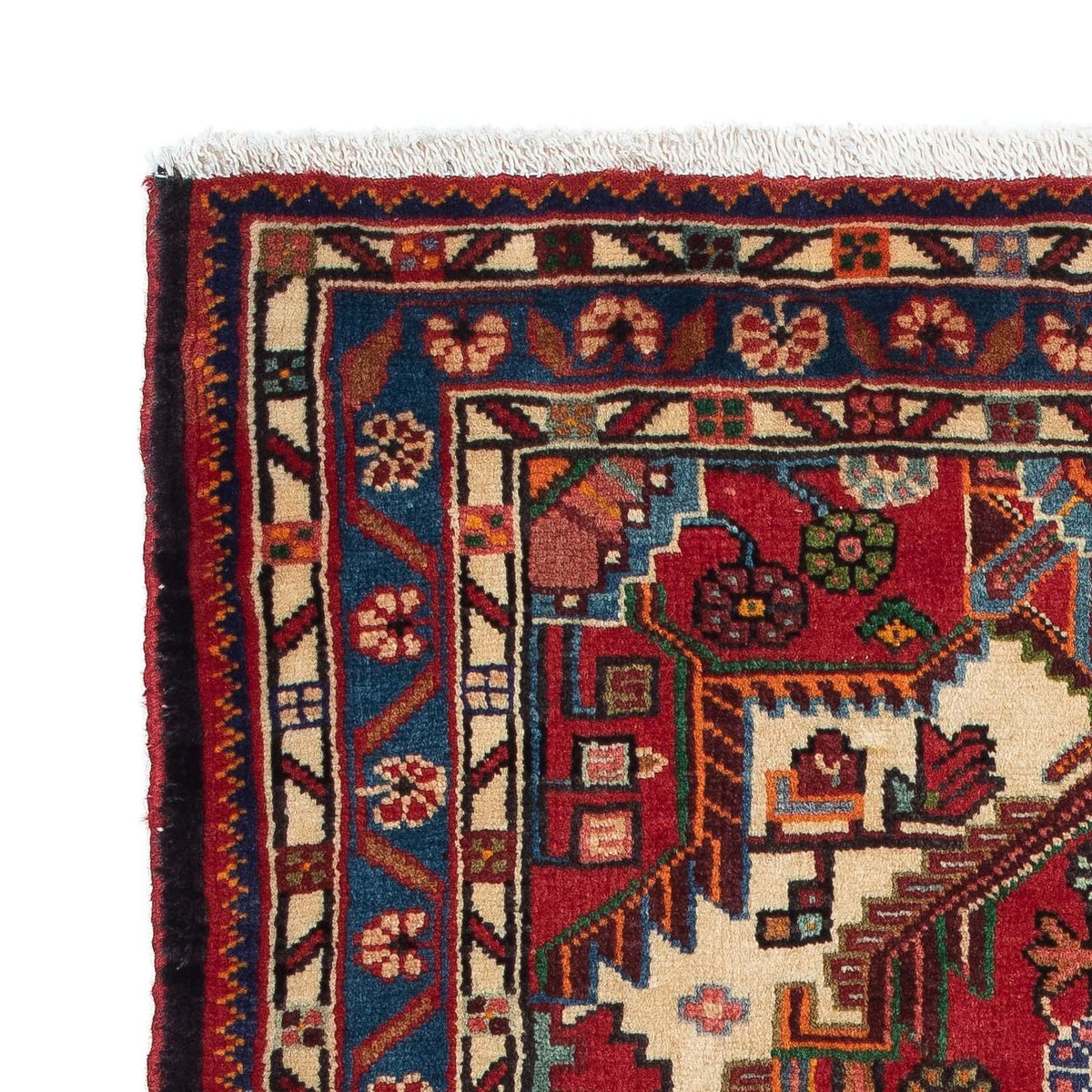 Perzisch Tapijt - Nomadisch - 133 x 90 cm - donkerrood