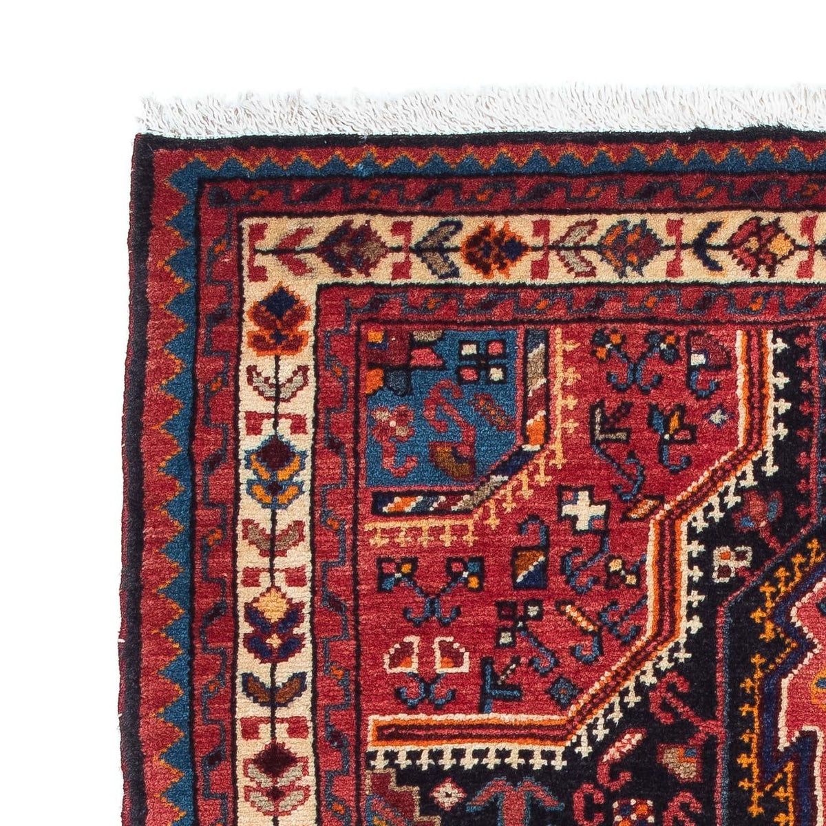 Perzisch Tapijt - Nomadisch - 128 x 82 cm - donkerblauw