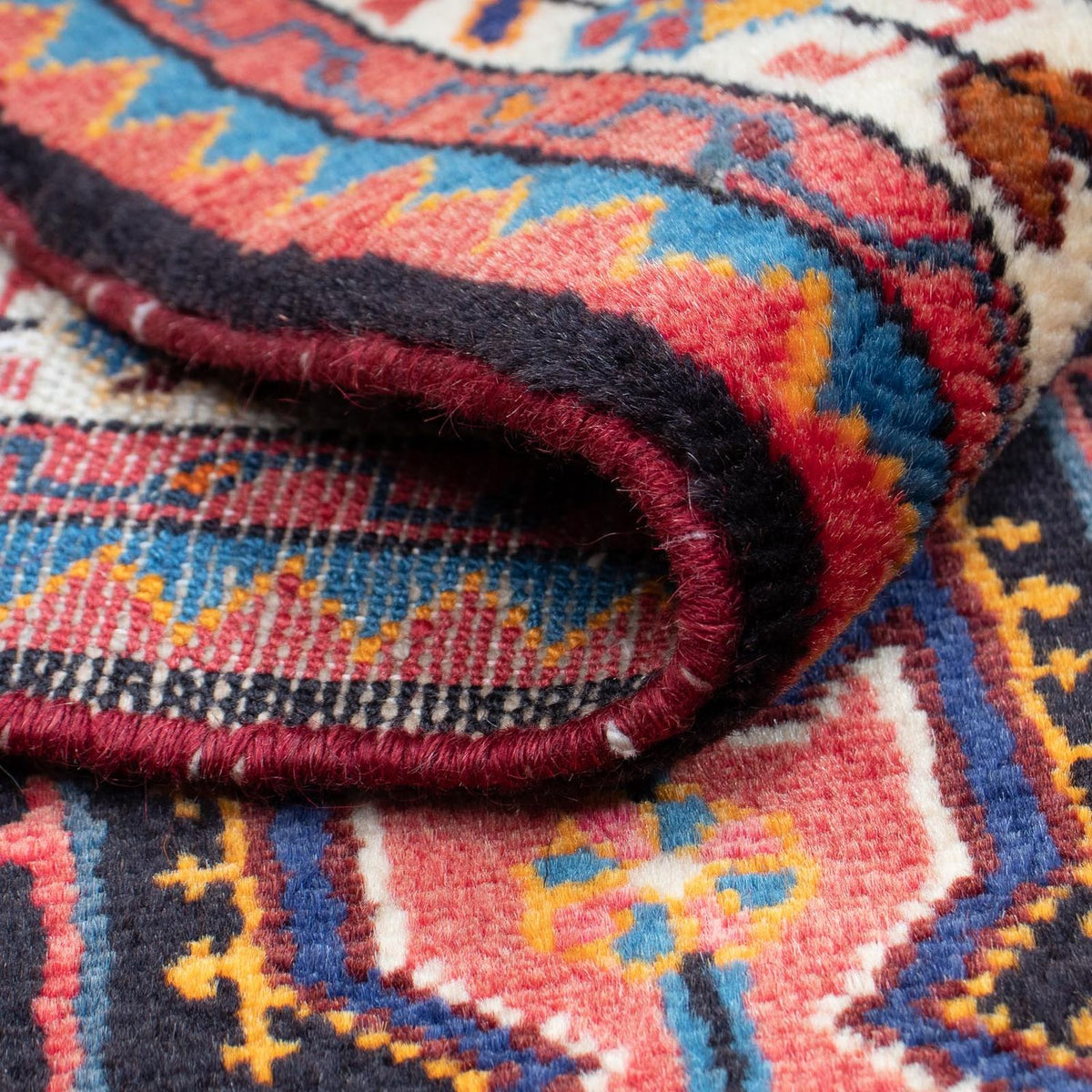 Perzisch Tapijt - Nomadisch - 128 x 82 cm - donkerblauw