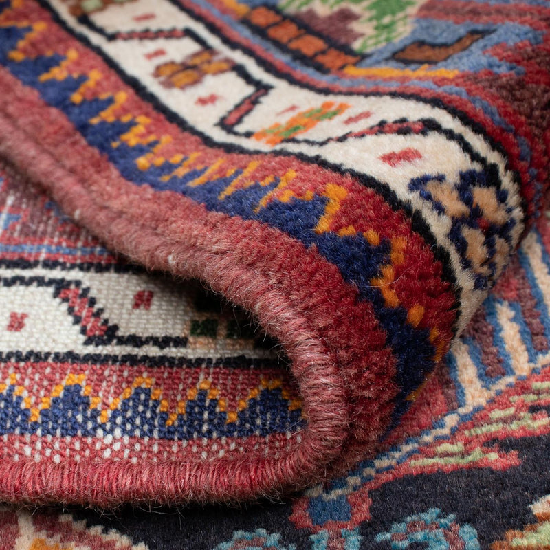 Perzisch Tapijt - Nomadisch - 127 x 90 cm - donkerrood