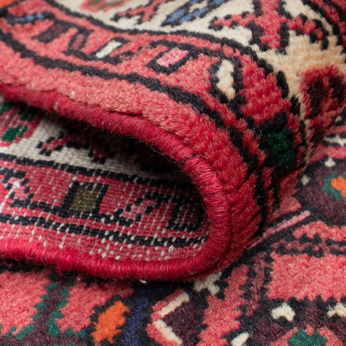 Loper Perzisch Tapijt - Nomadisch - 196 x 70 cm - donkerrood