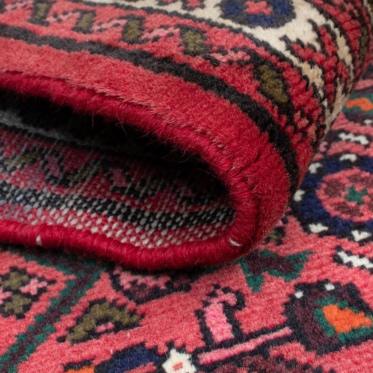 Loper Perzisch Tapijt - Nomadisch - 195 x 74 cm - donkerrood