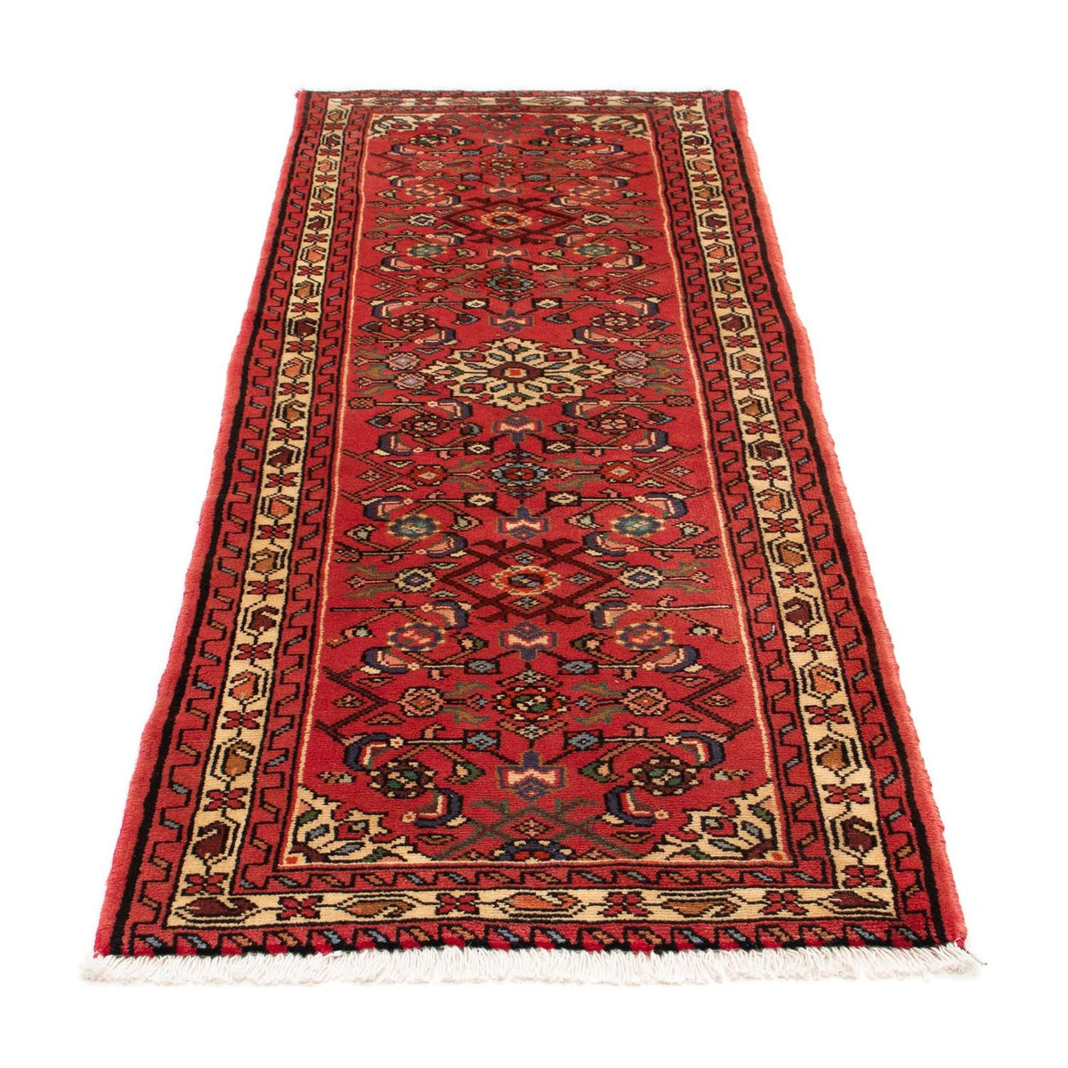 Loper Perzisch Tapijt - Nomadisch - 205 x 75 cm - donkerrood