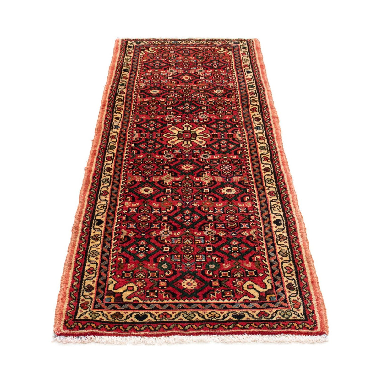 Loper Perzisch Tapijt - Nomadisch - 205 x 70 cm - donkerrood