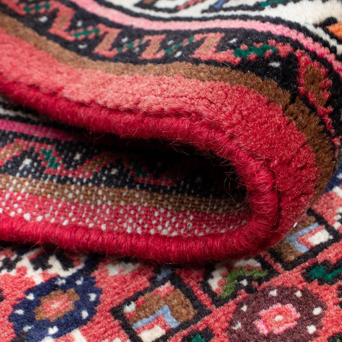 Loper Perzisch Tapijt - Nomadisch - 205 x 75 cm - donkerrood