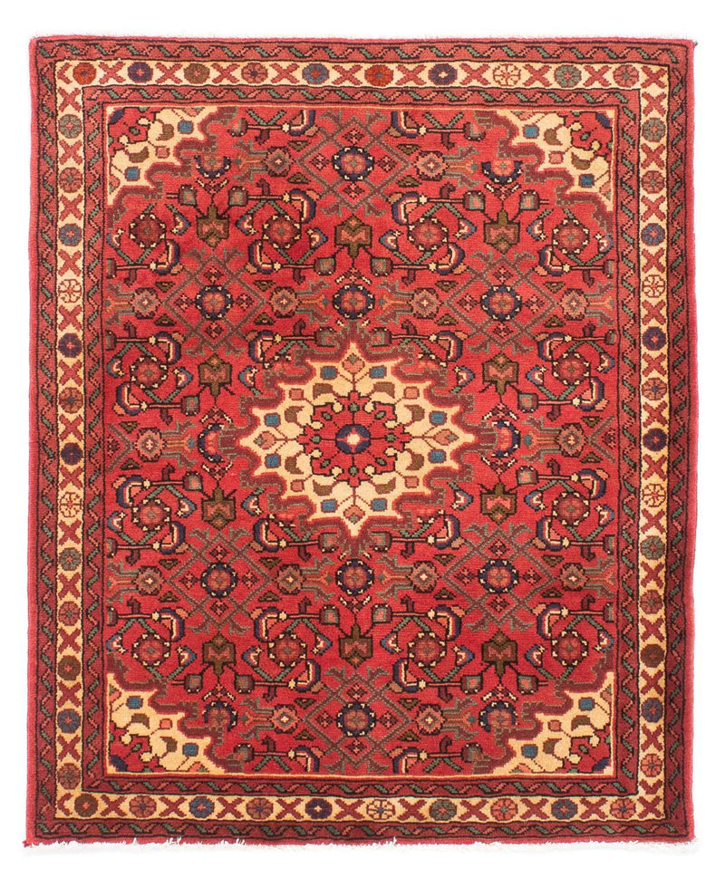 Perzisch Tapijt - Nomadisch - 135 x 110 cm - licht rood