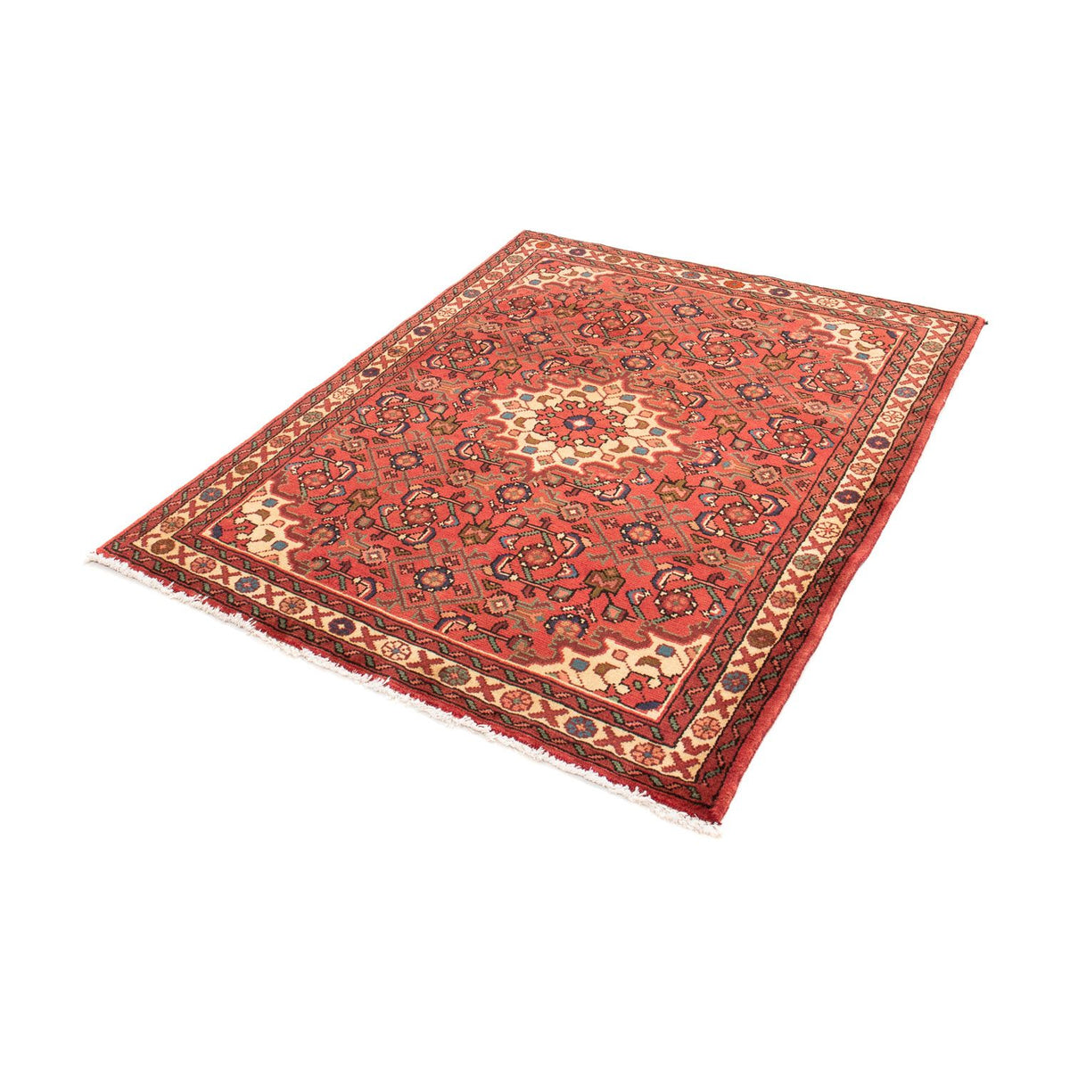 Perzisch Tapijt - Nomadisch - 135 x 110 cm - licht rood