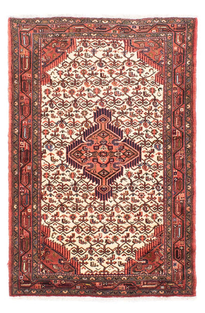 Hosseinabad Tapijt 106x160cm - Perzisch tapijt - beige