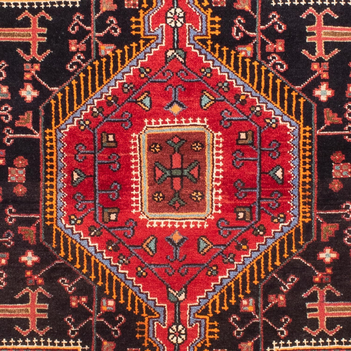 Perzisch Tapijt - Nomadisch - 162 x 110 cm - donkerblauw