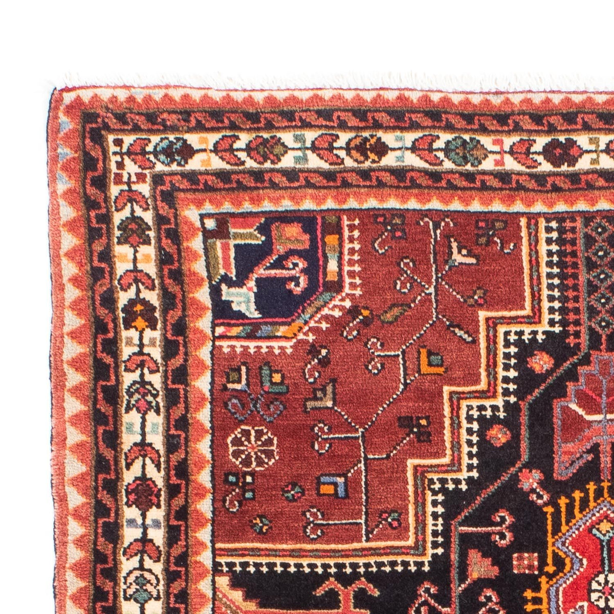 Perzisch Tapijt - Nomadisch - 162 x 110 cm - donkerblauw