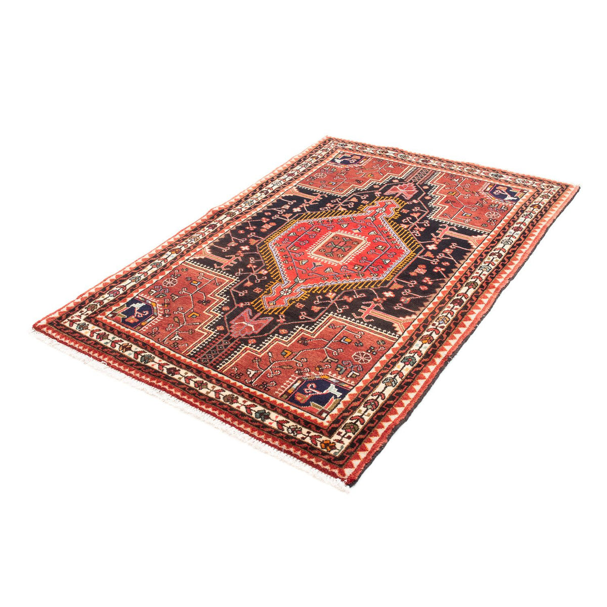 Perzisch Tapijt - Nomadisch - 162 x 110 cm - donkerblauw