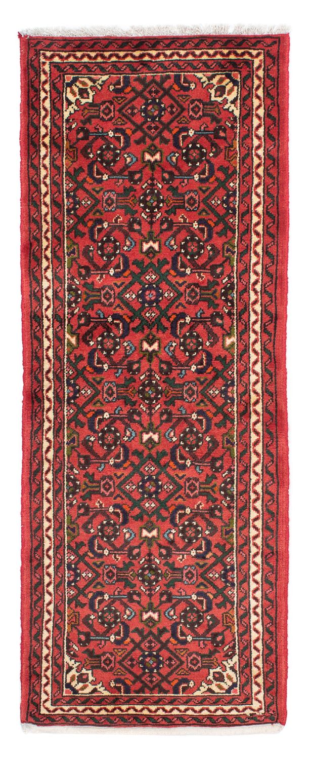 Loper Perzisch Tapijt - Nomadisch - 195 x 70 cm - donkerrood