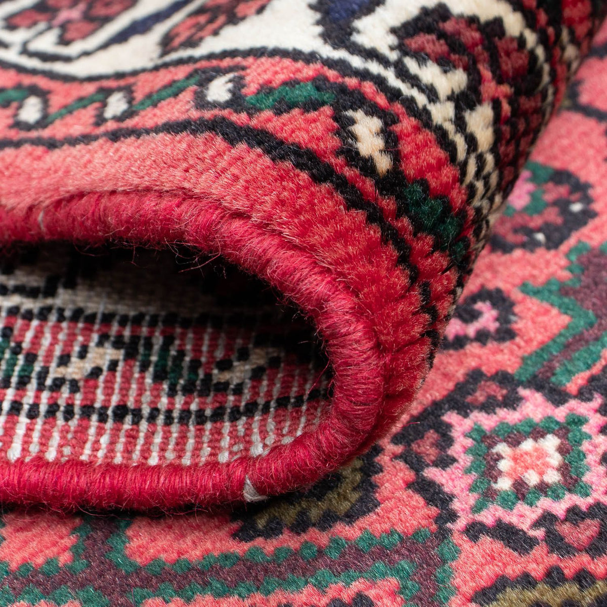 Loper Perzisch Tapijt - Nomadisch - 200 x 73 cm - donkerrood