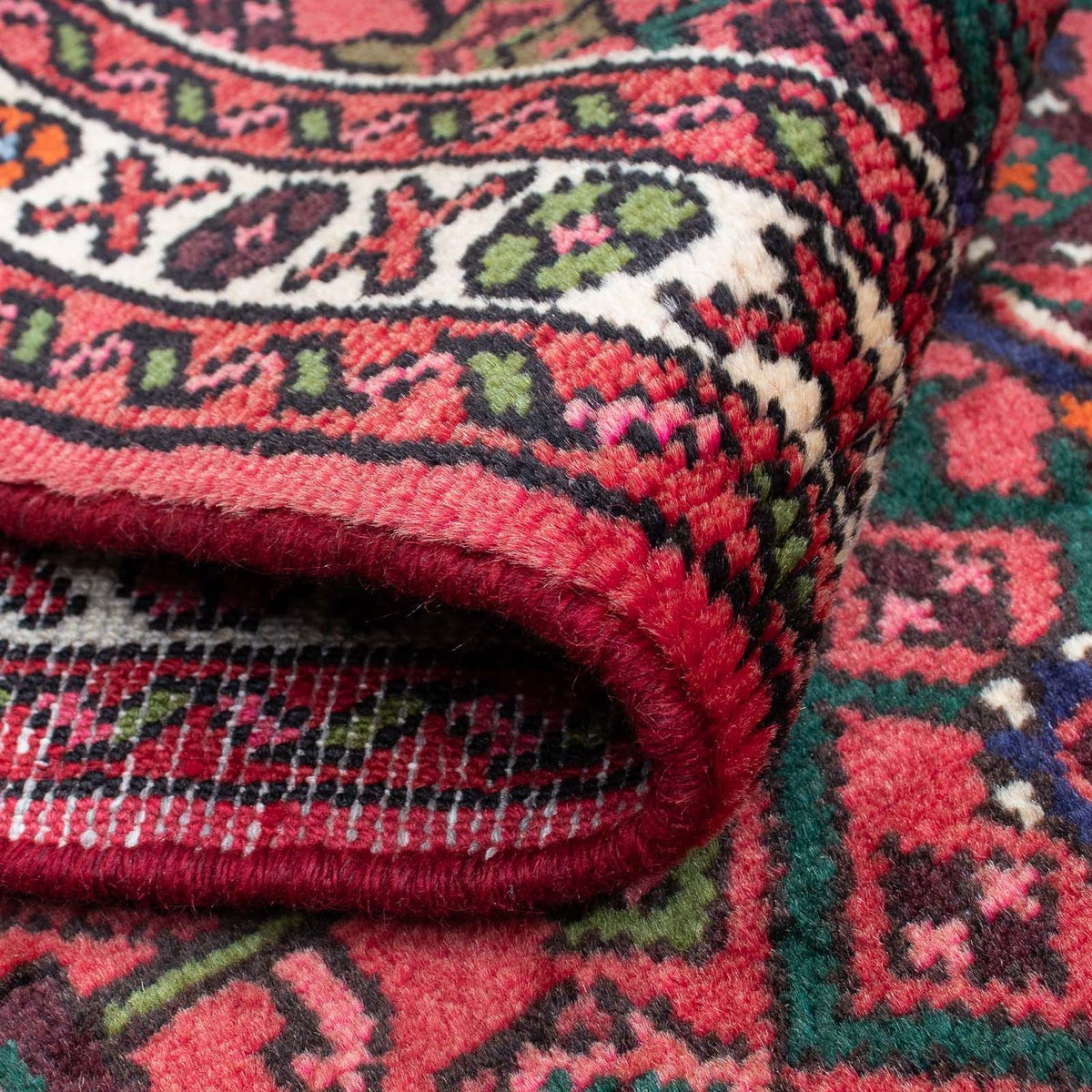 Loper Perzisch Tapijt - Nomadisch - 198 x 75 cm - donkerrood