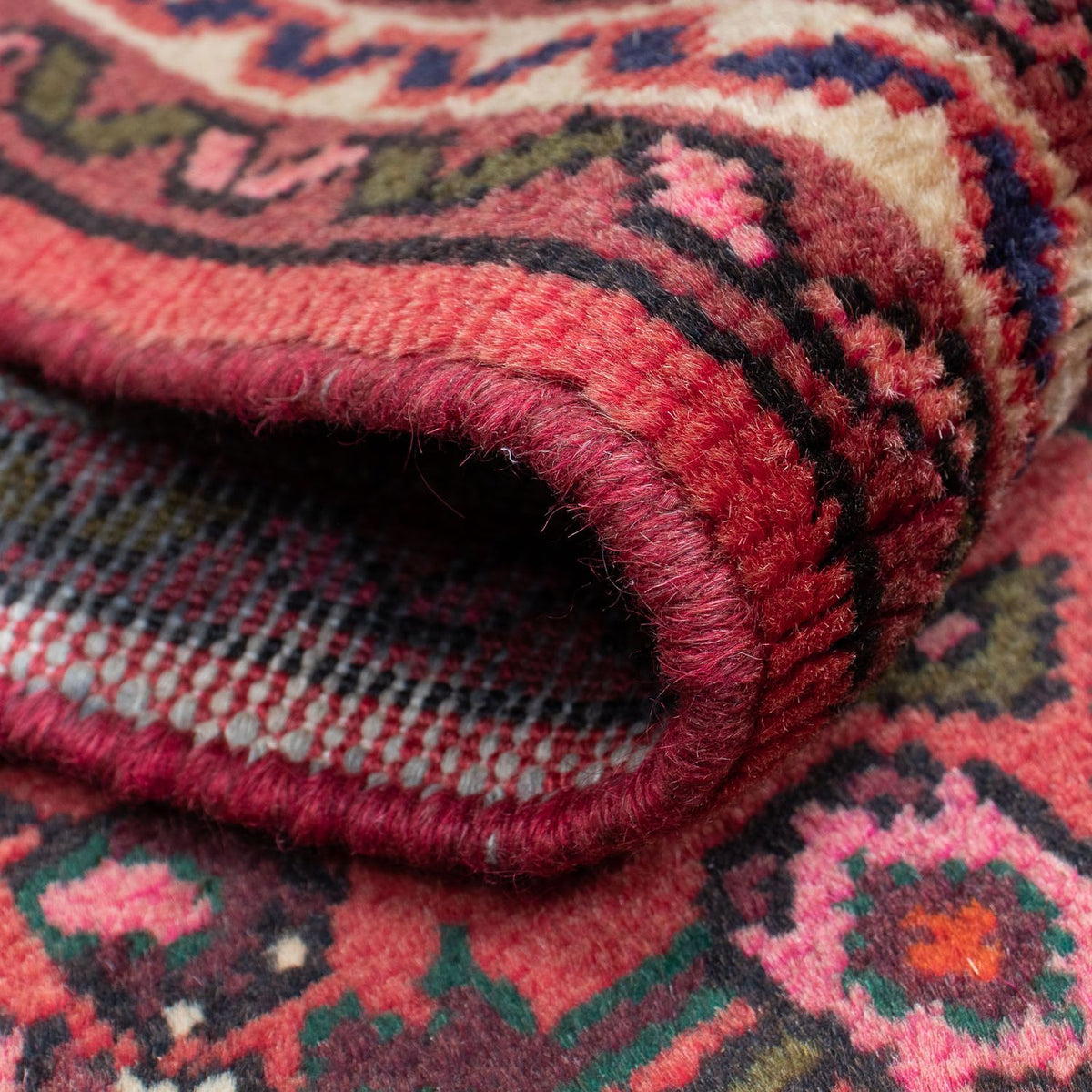 Loper Perzisch Tapijt - Nomadisch - 200 x 67 cm - donkerrood