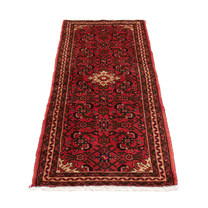 Loper Perzisch Tapijt - Nomadisch - 200 x 67 cm - donkerrood
