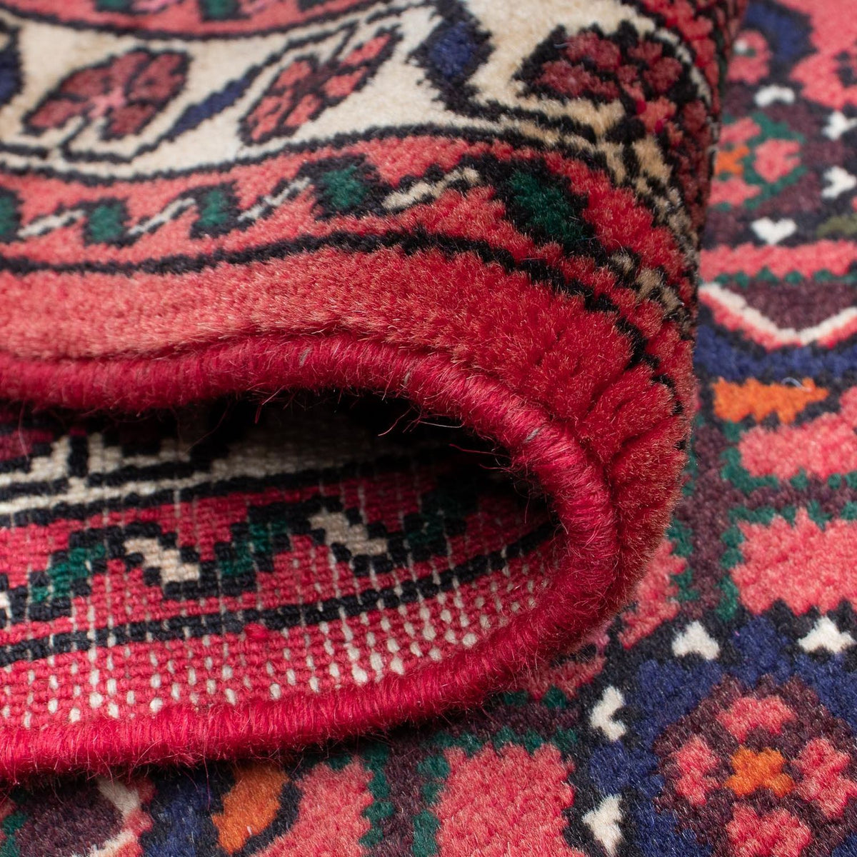 Loper Perzisch Tapijt - Nomadisch - 195 x 75 cm - donkerrood