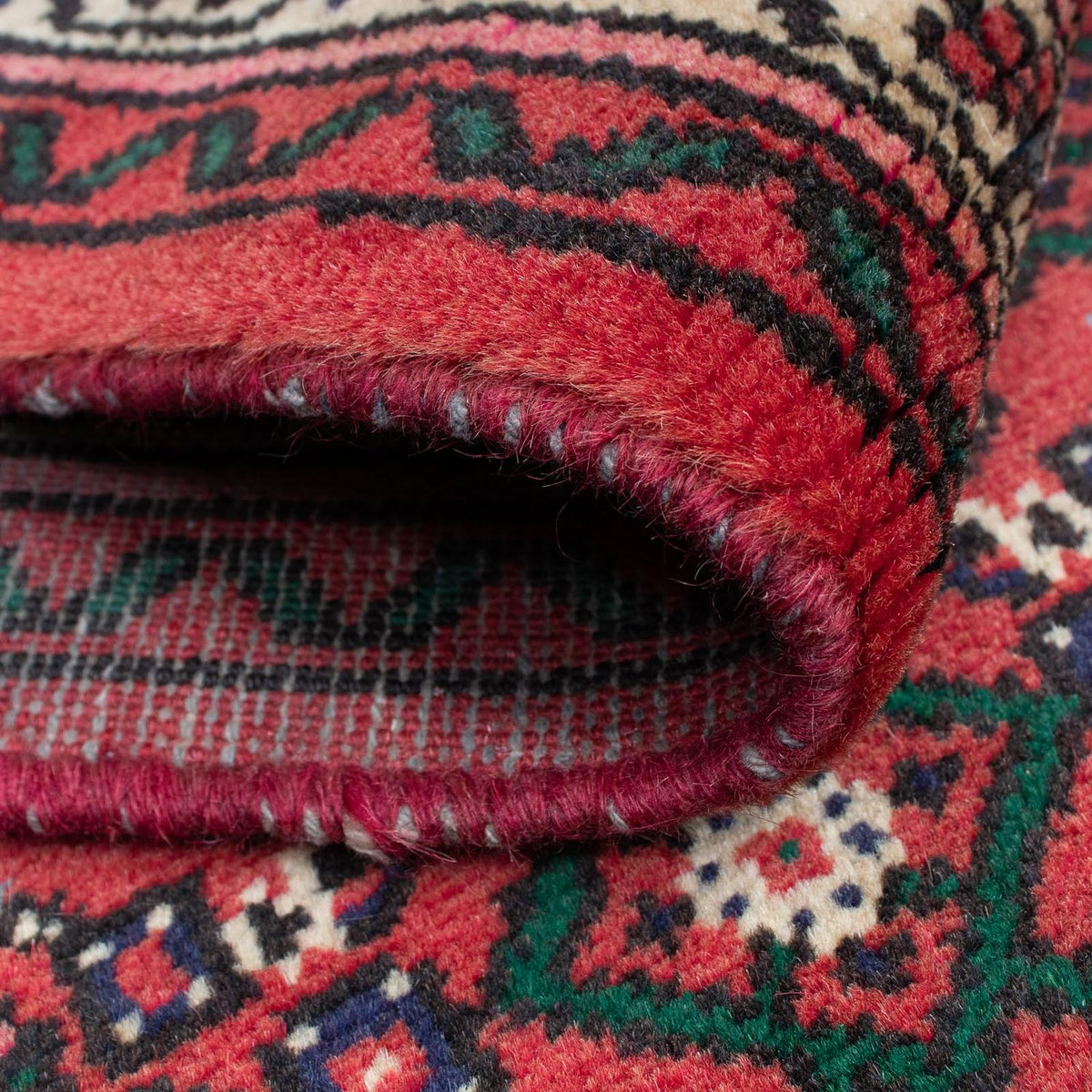 Loper Perzisch Tapijt - Nomadisch - 196 x 70 cm - donkerrood