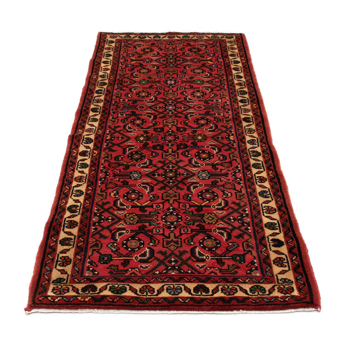 Loper Perzisch Tapijt - Nomadisch - 200 x 80 cm - donkerrood