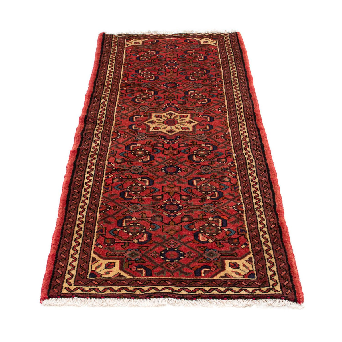 Loper Perzisch Tapijt - Nomadisch - 192 x 70 cm - donkerrood
