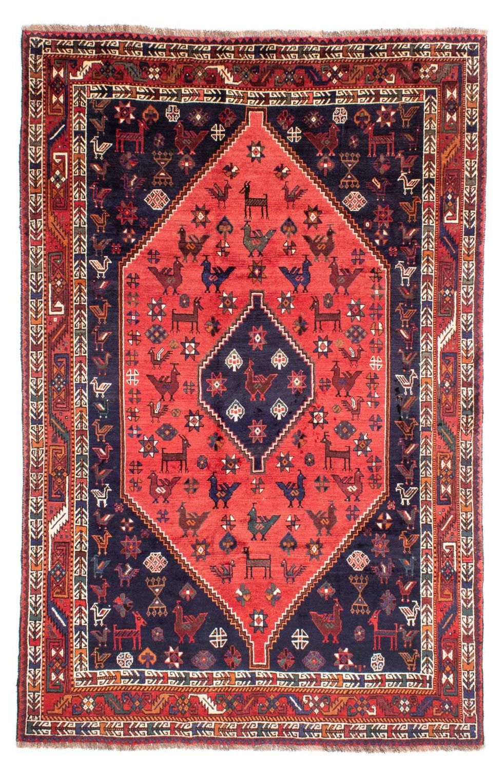 Perzisch Tapijt - Nomadisch - 300 x 200 cm - rood