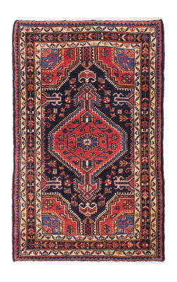 Perzisch Tapijt - Nomadisch - 130 x 85 cm - donkerblauw