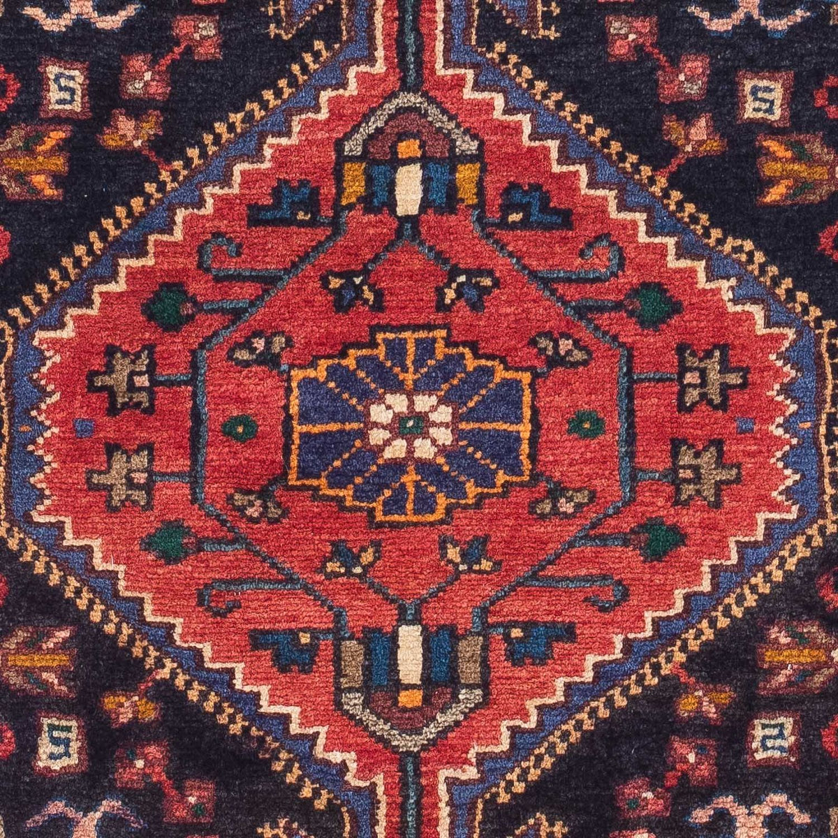 Perzisch Tapijt - Nomadisch - 130 x 85 cm - donkerblauw