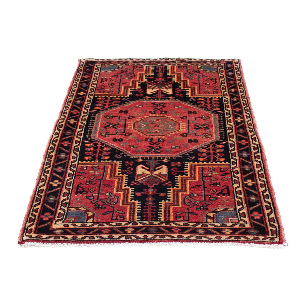 Perzisch Tapijt - Nomadisch - 135 x 90 cm - donkerblauw