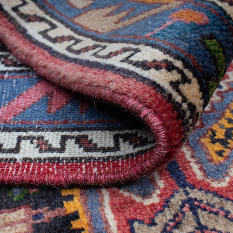 Perzisch Tapijt - Nomadisch - 136 x 85 cm - donkerblauw