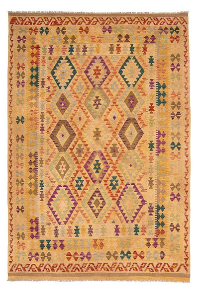 Kilim Maimana Tapijt 196x295cm - Wollen tapijt