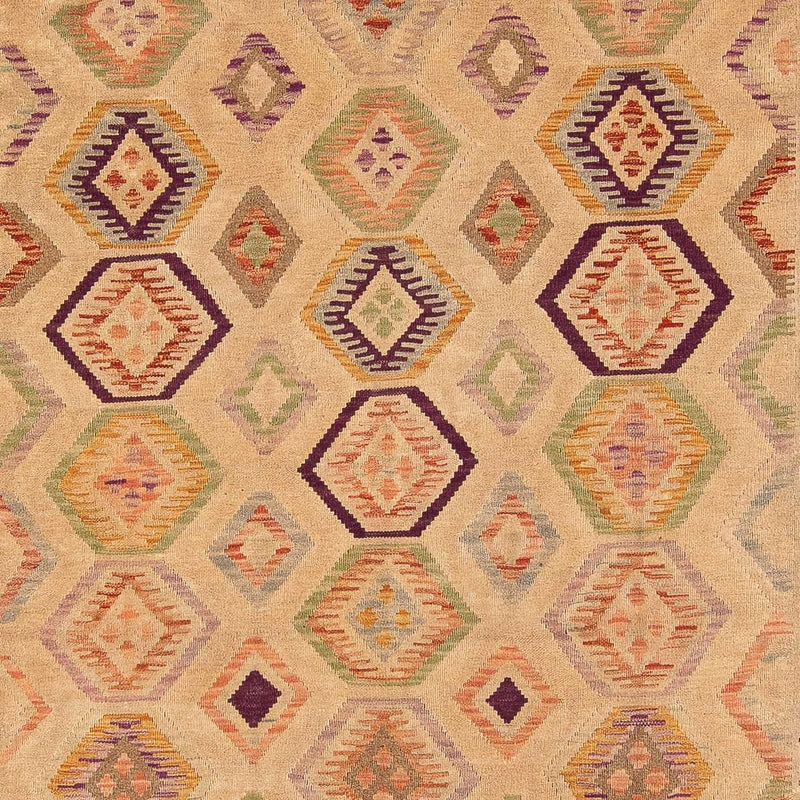 Kelim tapijt - Splash - 290 x 200 cm - lichtbruin