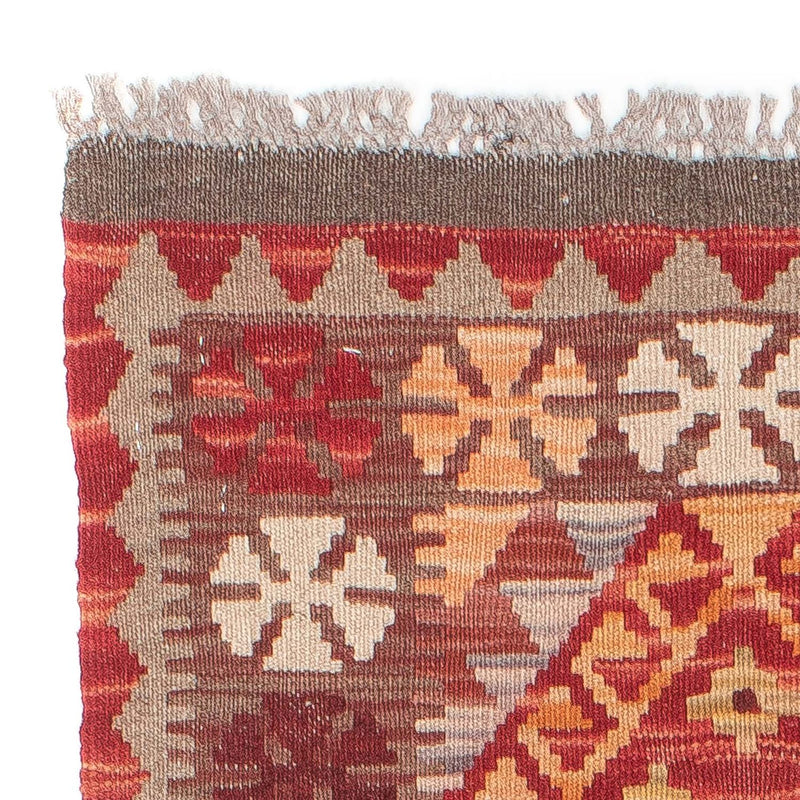 Loper Kelim tapijt - Splash - 183 x 58 cm - rood