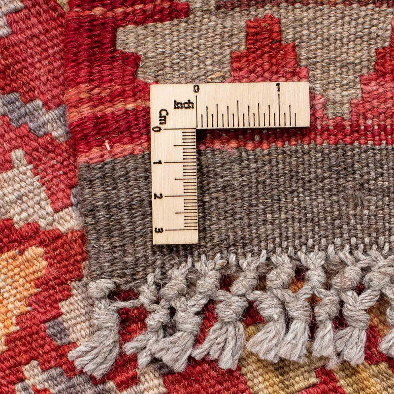 Loper Kelim tapijt - Splash - 183 x 58 cm - rood