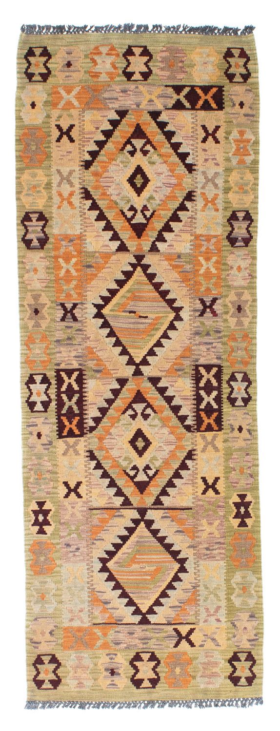 Loper Kelim tapijt - Oosters - 200 x 69 cm - beige