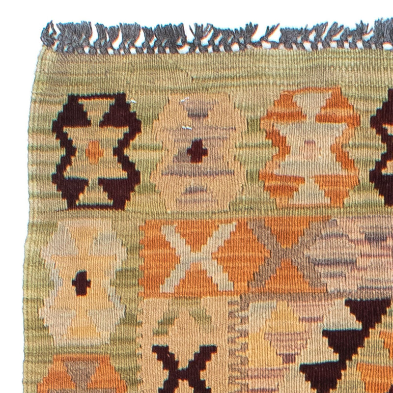 Loper Kelim tapijt - Oosters - 200 x 69 cm - beige