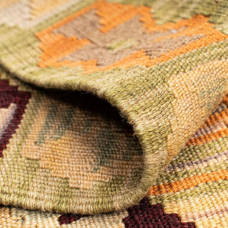 Loper Kelim tapijt - Oosters - 200 x 69 cm - beige