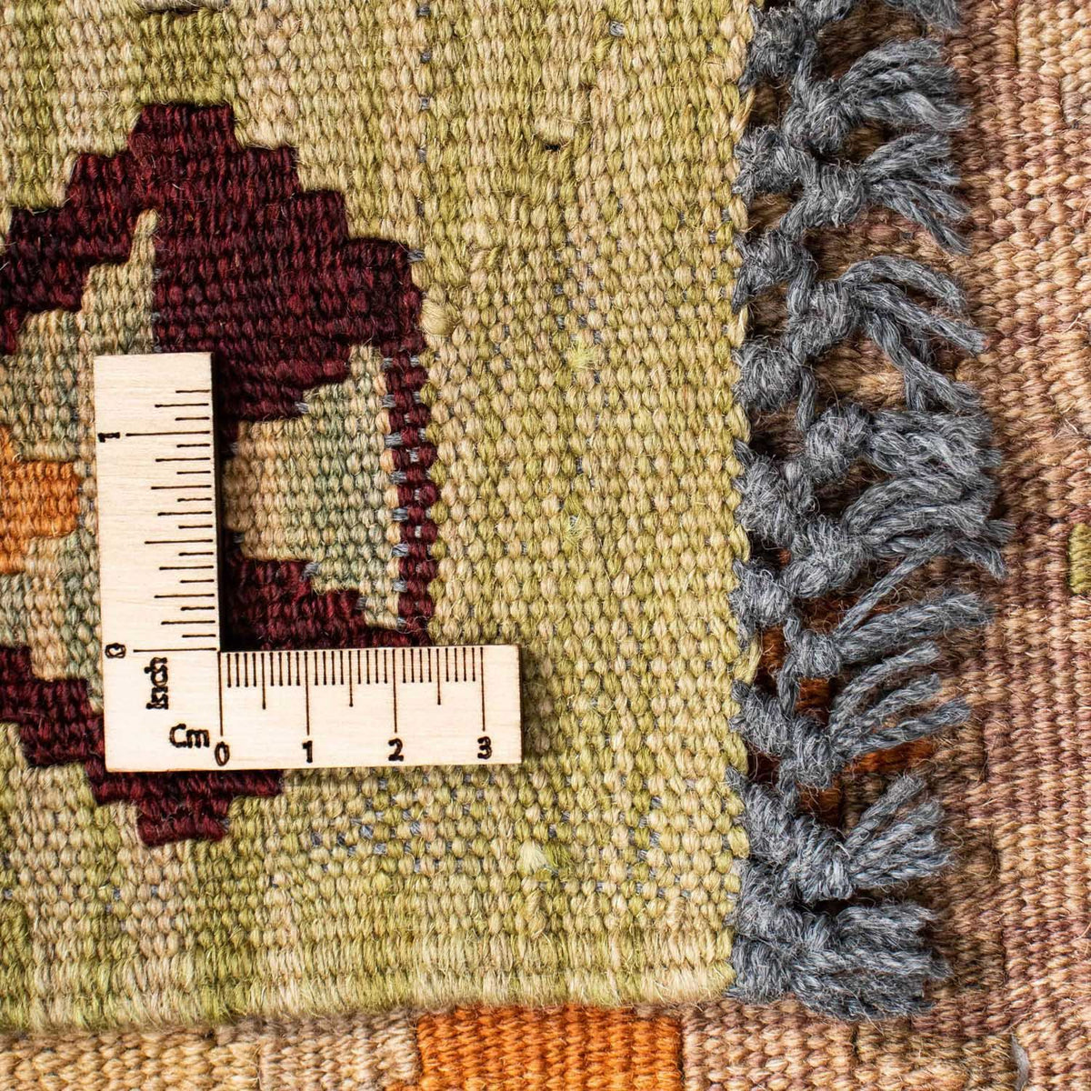 Loper Kelim tapijt - Oosters - 200 x 69 cm - beige