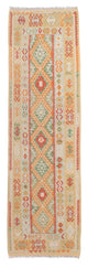 Kilim Maimana Tapijt 287x83cm - Wollen tapijt