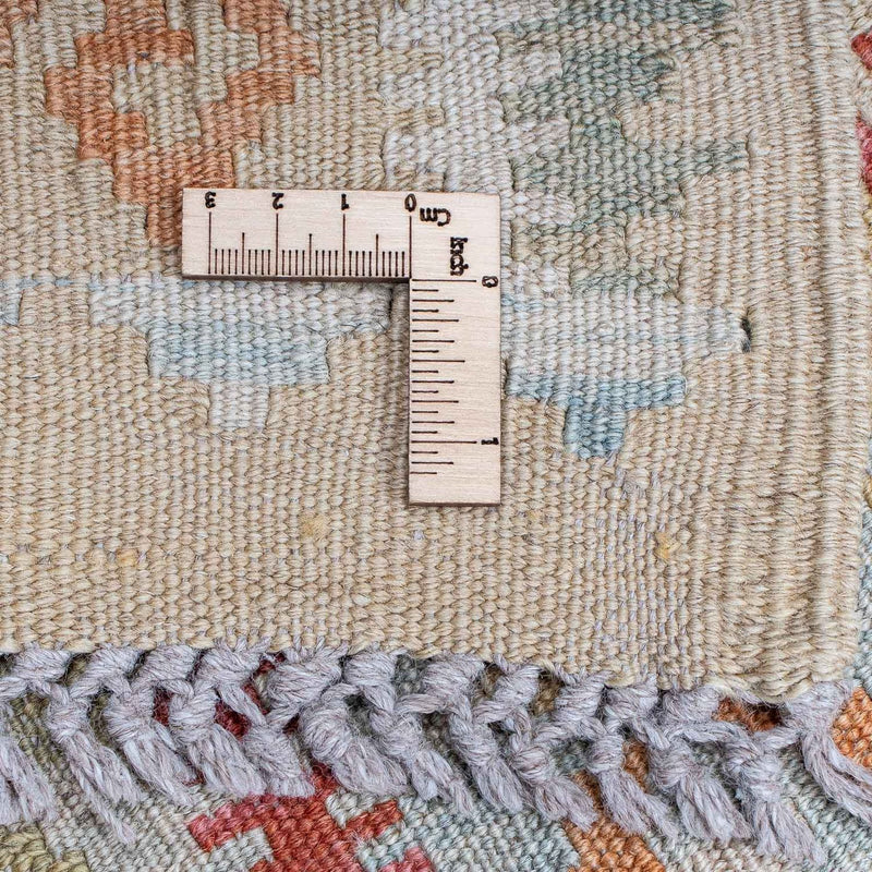 Loper Kelim tapijt - Splash - 287 x 83 cm - veelkleurig